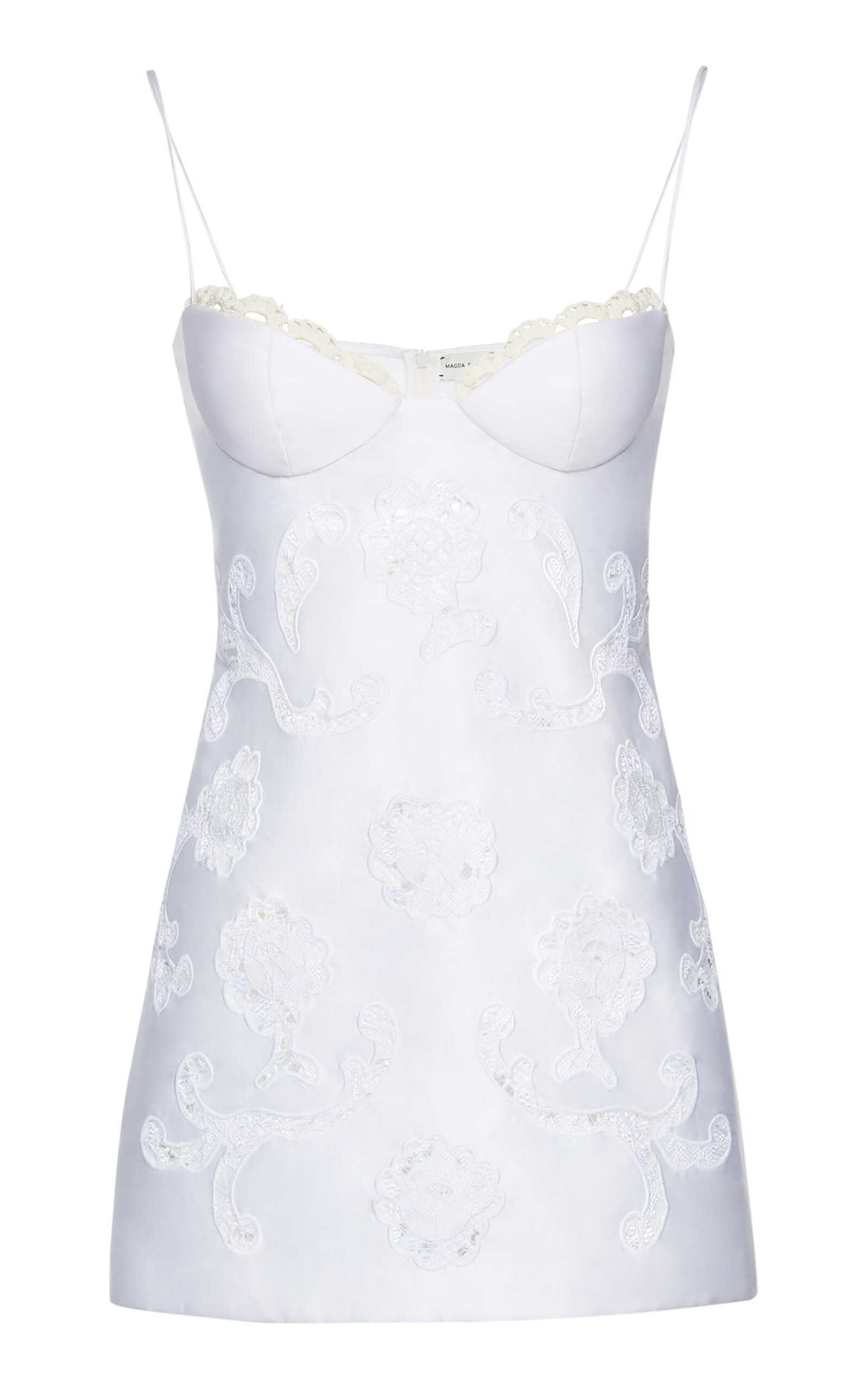 Magda Butrym - Bustier Cotton Mini Dress - White - FR 34 - Moda Operandi | Moda Operandi (Global)
