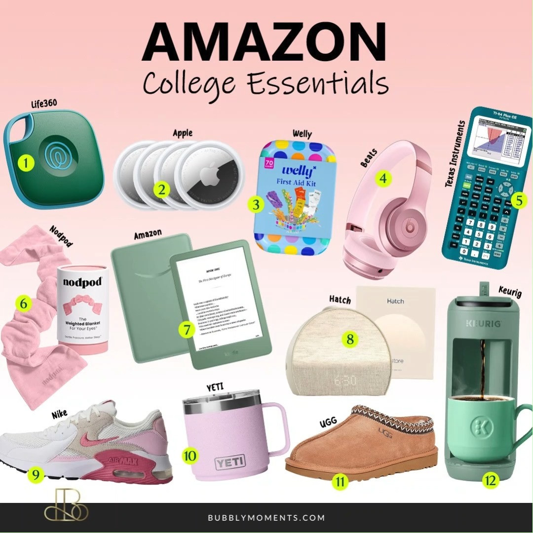 🎓 Getting ready for college? Check out these college essentials from Amazon that can help make student life easier. From dorm room basics and study supplies to everyday must-haves, these finds are perfect for staying organized and prepared throughout the school year. Whether you're a freshman or returning student, you'll find helpful items for campus life, studying, and your daily routine. Save this post for later and browse these college favorites!
#LTKFinds #LTKStyle #LTKSeasonal #CollegeEssentials #BackToSchool #CollegeLife #StudentLife #DormRoom #StudyEssentials #SchoolSupplies #CampusLife #AmazonFinds #AmazonFavorites #DormDecor #Organization #Productivity #CollegeMustHaves #UniversityLife #SchoolReady  

 