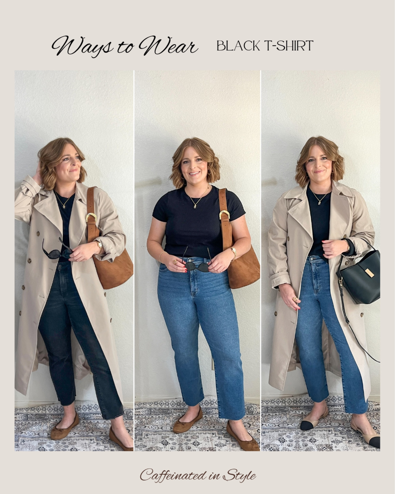 Fall Capsule// ways to wear a black t-shirt 

tee XL (size up)
jeans tts

#LTKStyleTip #LTKMidsize #LTKFindsUnder50