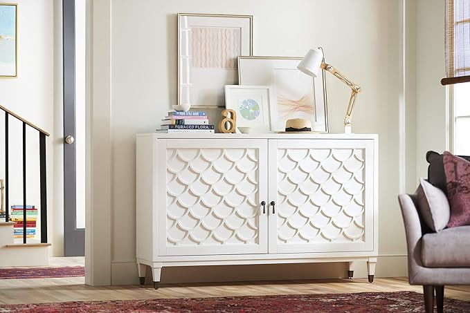 Young House Love Scalloped Sideboard Buffet White | Amazon (US)