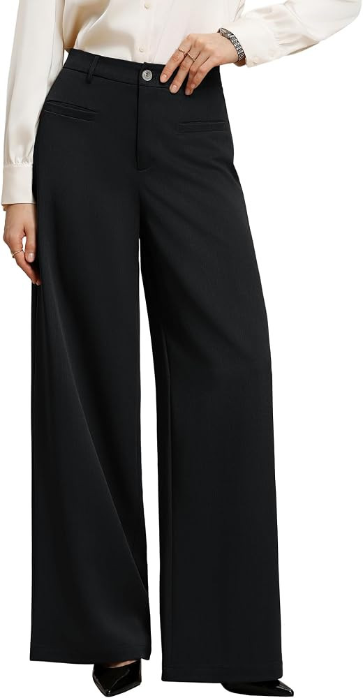 GRACE KARIN Wide Leg Work Pants Women Business Casual Dress Pants | Amazon (US)