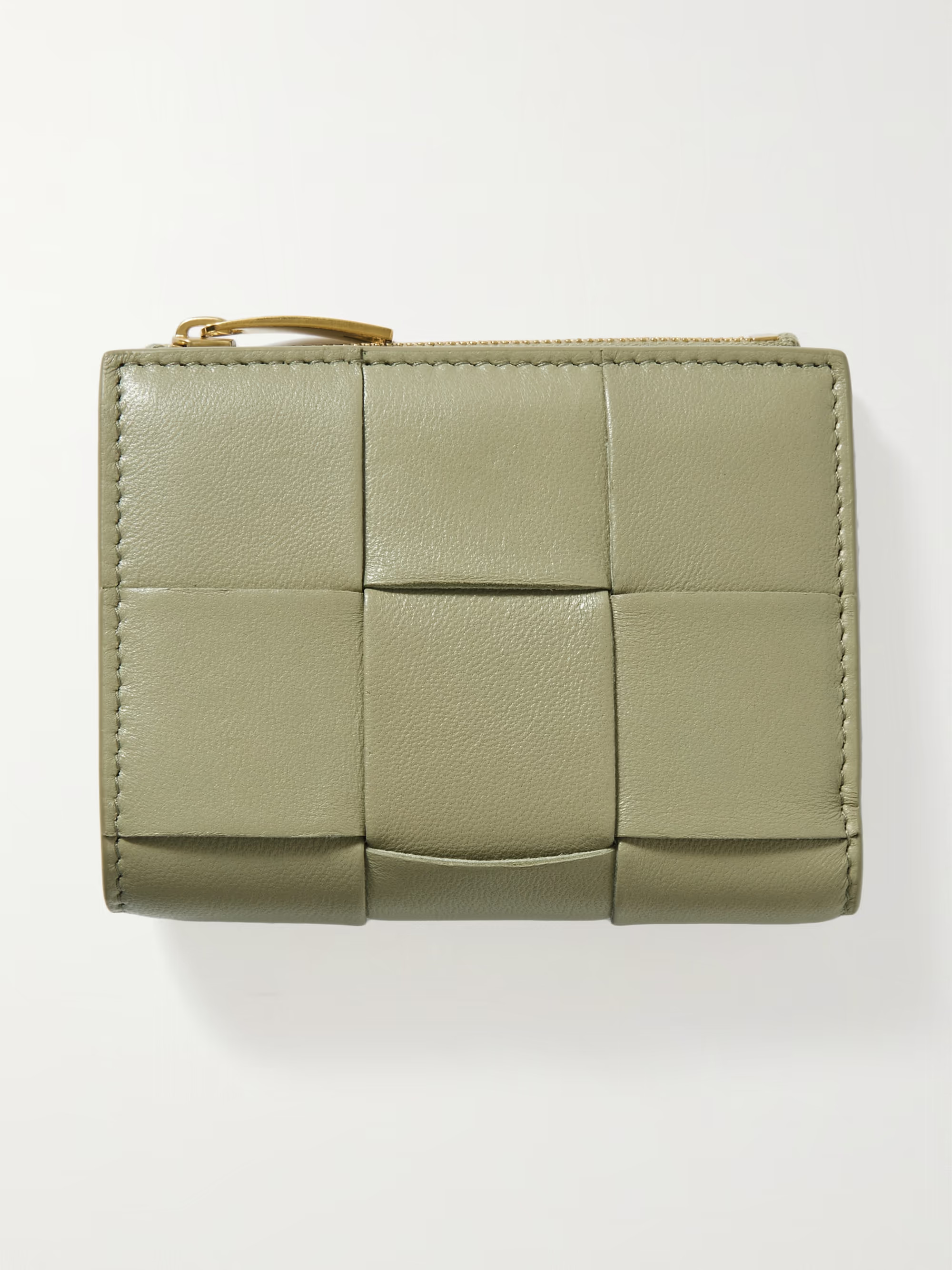 Cassette intrecciato leather wallet | NET-A-PORTER (US)