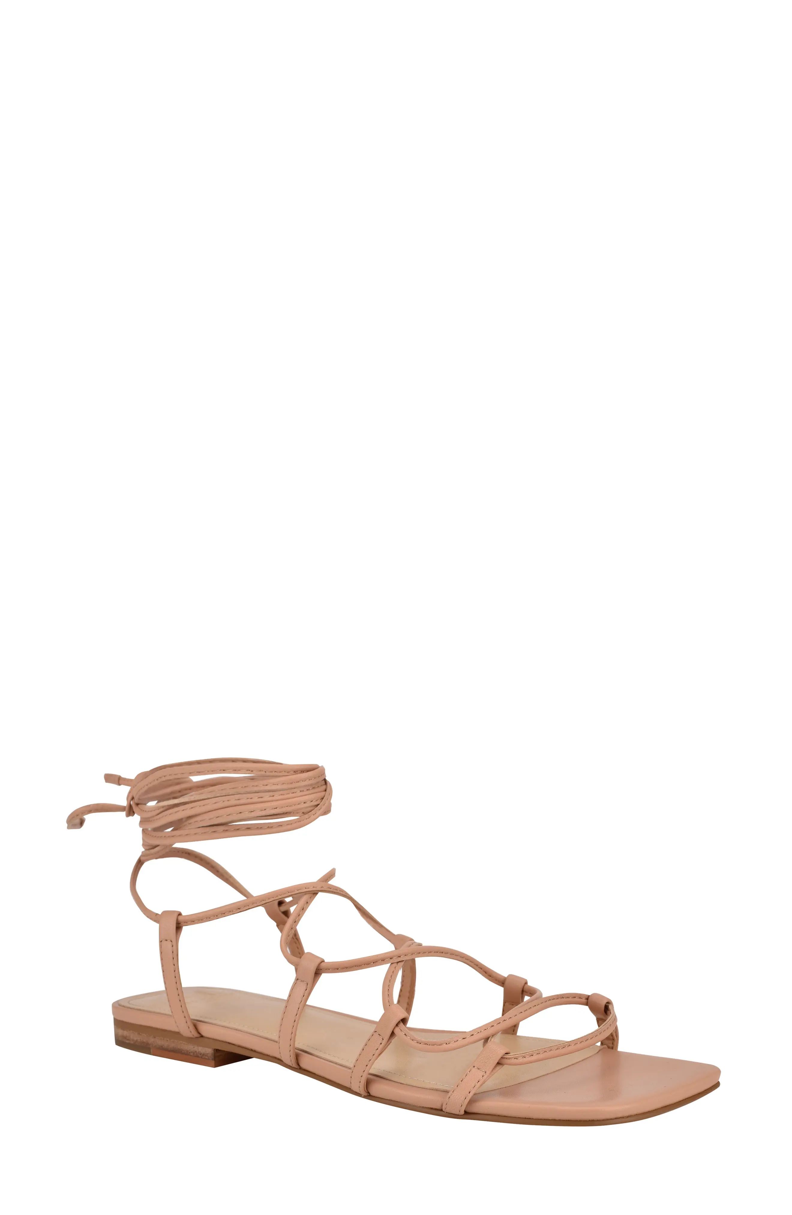 Women's Marc Fisher Ltd Mahalia Strappy Sandal, Size 8.5 M - Beige | Nordstrom