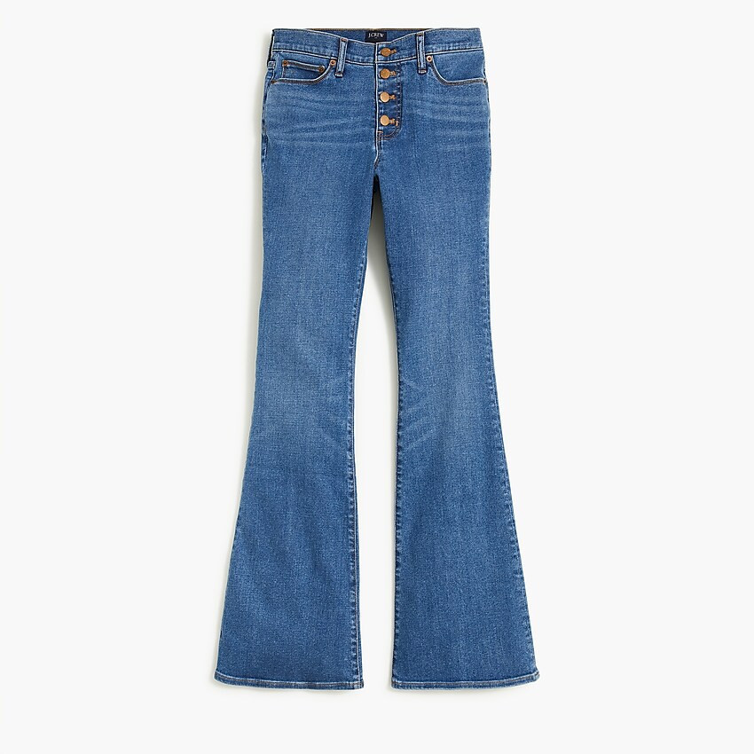 Full-length flare jean in signature stretch | J.Crew Factory