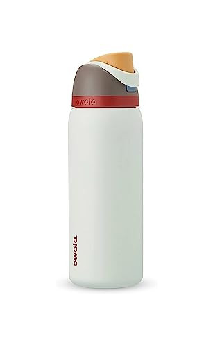 Owala FreeSip Insulated Stainless Steel Water Bottle with Straw for Sports, Travel, and School BPA-Free Sports Water Bottle, 40 oz, Boneyard | Amazon (US)