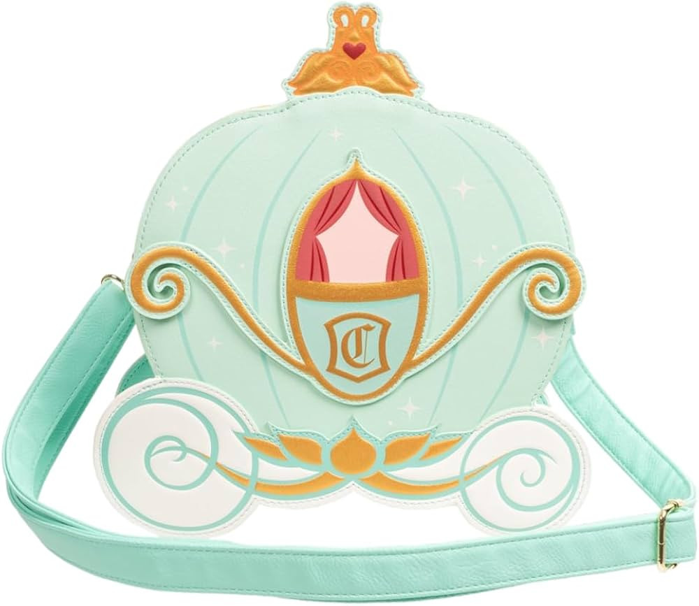 Loungefly Disney Cinderella Reversible Pumpkin Carriage Crossbody Purse | Amazon (US)