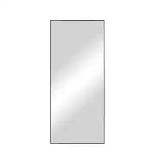 NEUTYPE 71 in. x 27.6 in. Oversized Modern Rectangle Metal Black Framed Leaning Mirror SUUS-LHJ-M... | The Home Depot
