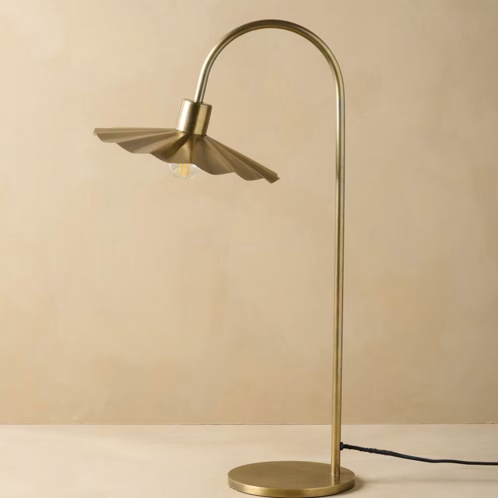 Lulu Brass Petal Lamp | Magnolia