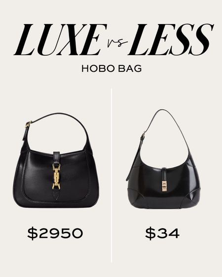 Save or splurge
Gucci Jackie handbag similar 
H&M black hobo bag 

#LTKunder100 #LTKitbag #LTKstyletip