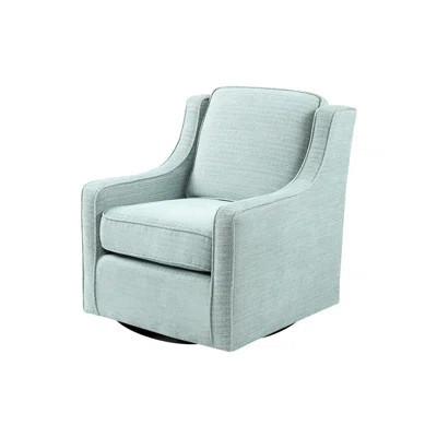 360 Rotating Office Chair, 300 Lbs Max Weight Capacity, Dusty Chenille Fabric, Solid Wood Construction, Removable Cushion For Comfortable Working Swiv | Wayfair North America
