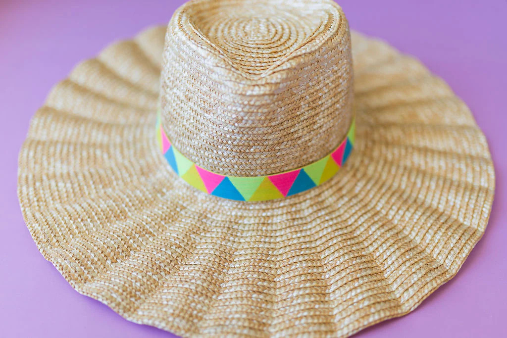 1” Neon Triangle Hat Band | Bandette Bands