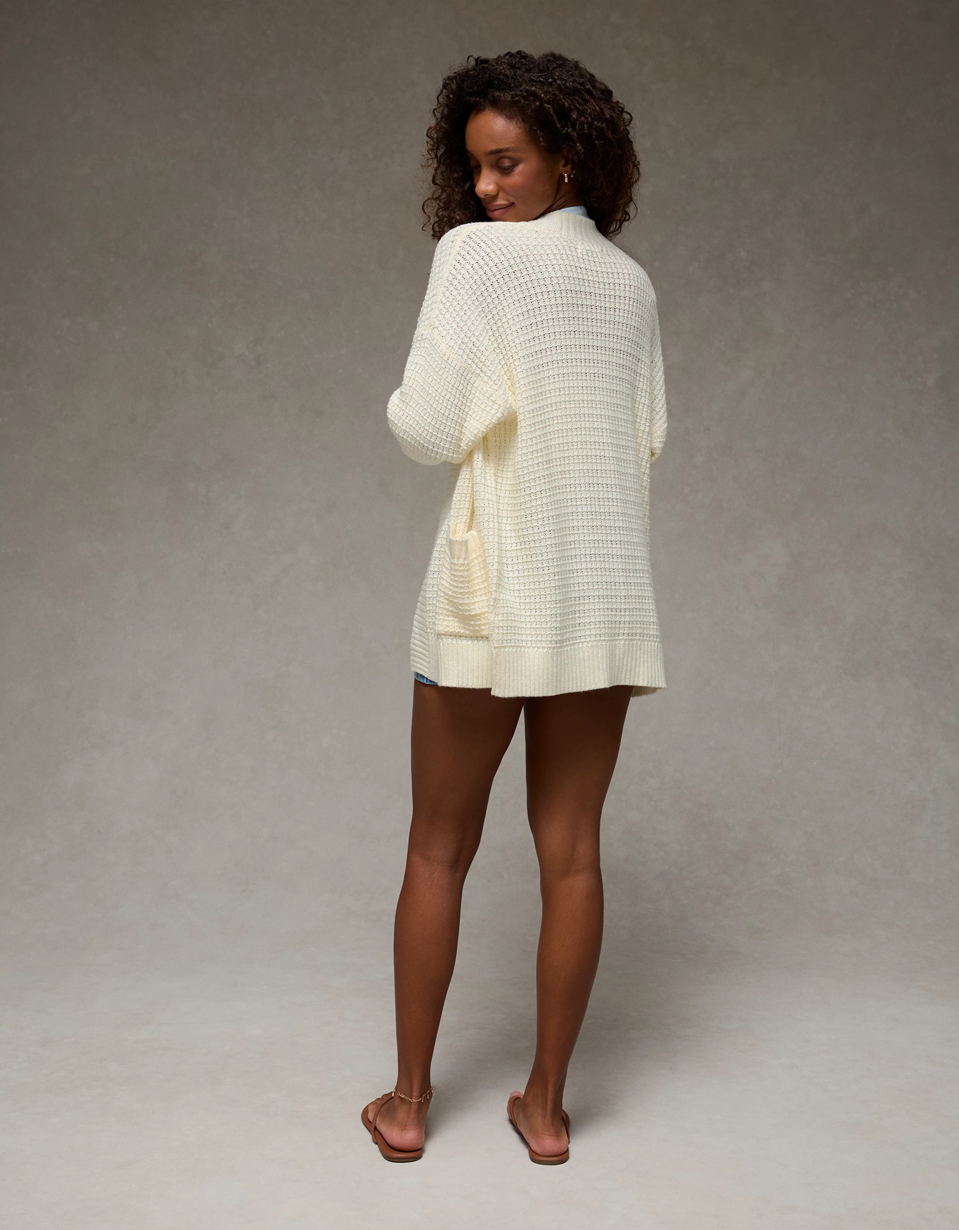 AE Open-Front Cardigan Sweater | American Eagle Outfitters (US & CA)
