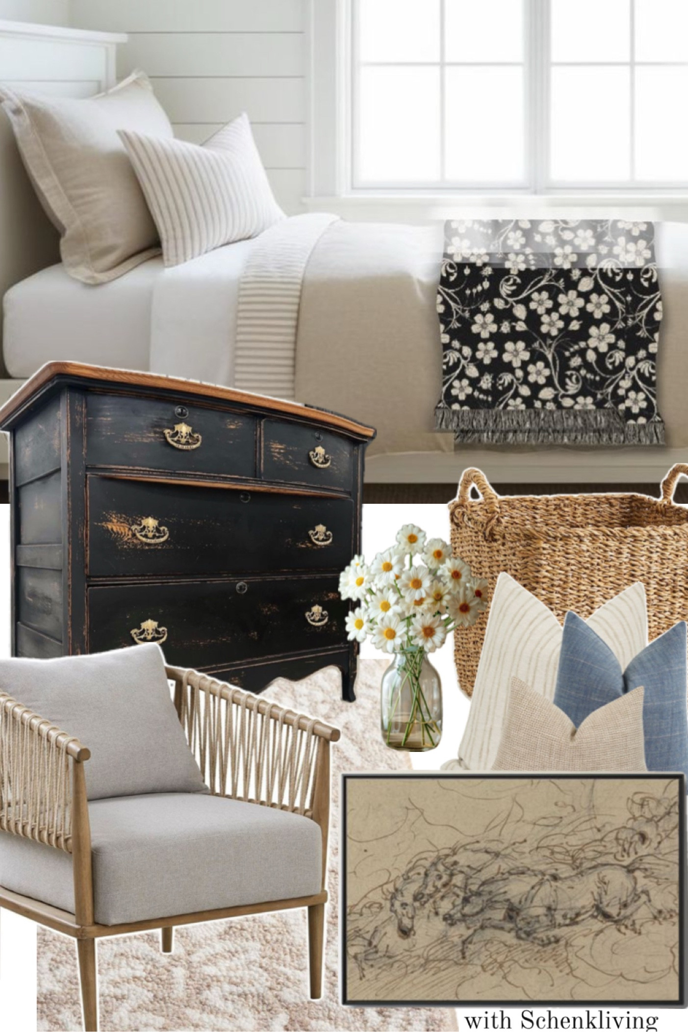 FARMHOUSE COTTAGE BEDROOM 
.
Adding vintage and modern pieces creates a gorgeous bedroom! 🤍

#LTKfamily #LTKkids #LTKstyletip