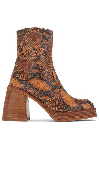 Ruby Shine Platform Boot in Brown Snake | Revolve Clothing (Global)