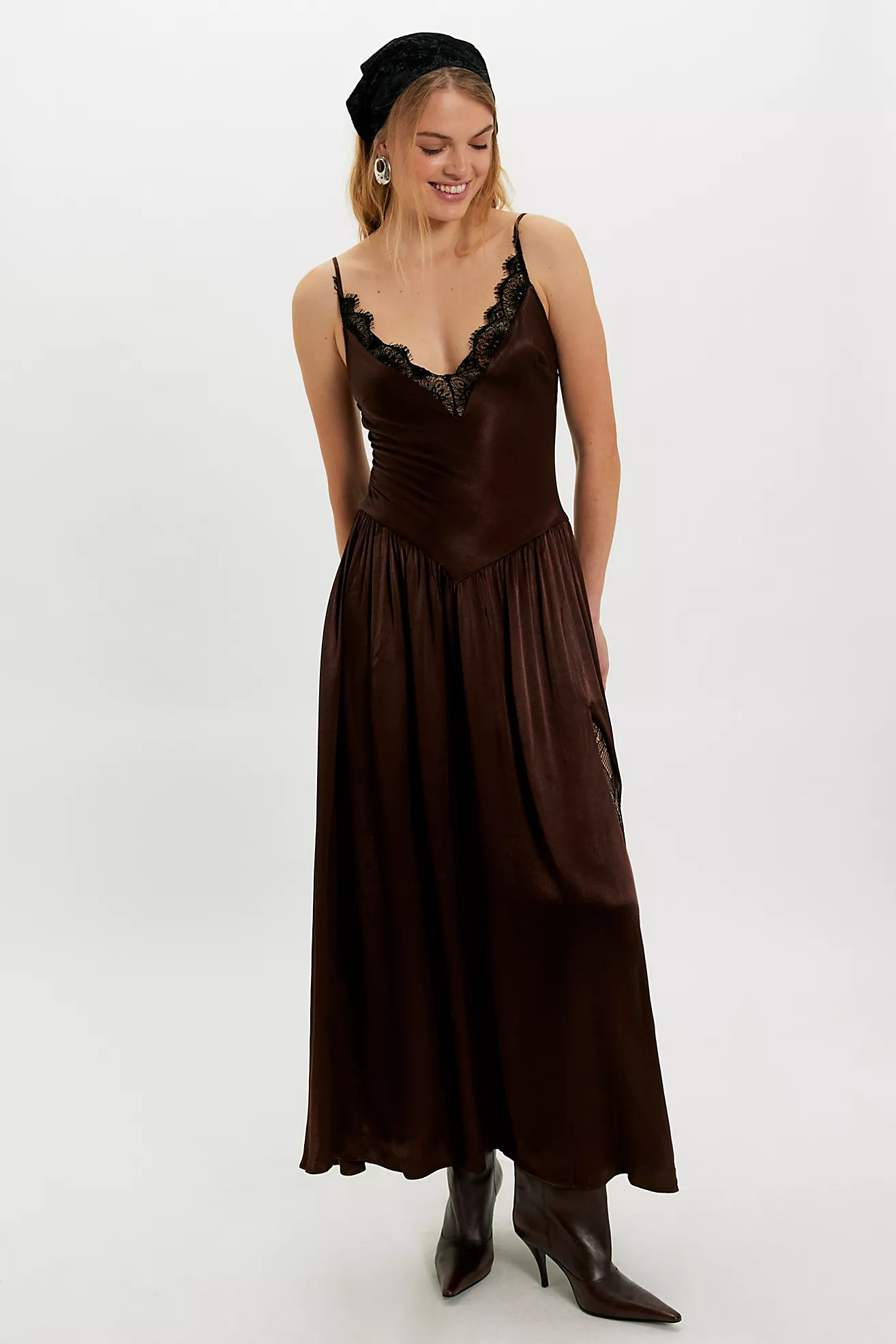 Bardot Aderia Lace Detail Maxi Dress | Free People (Global - UK&FR Excluded)