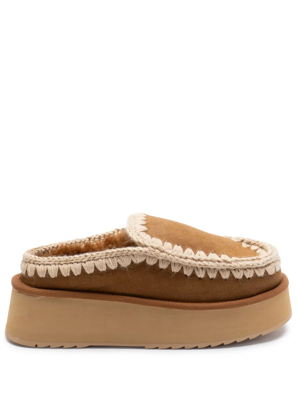 Mou Eskimo Bold Slippers | Brown | FARFETCH | Farfetch Global