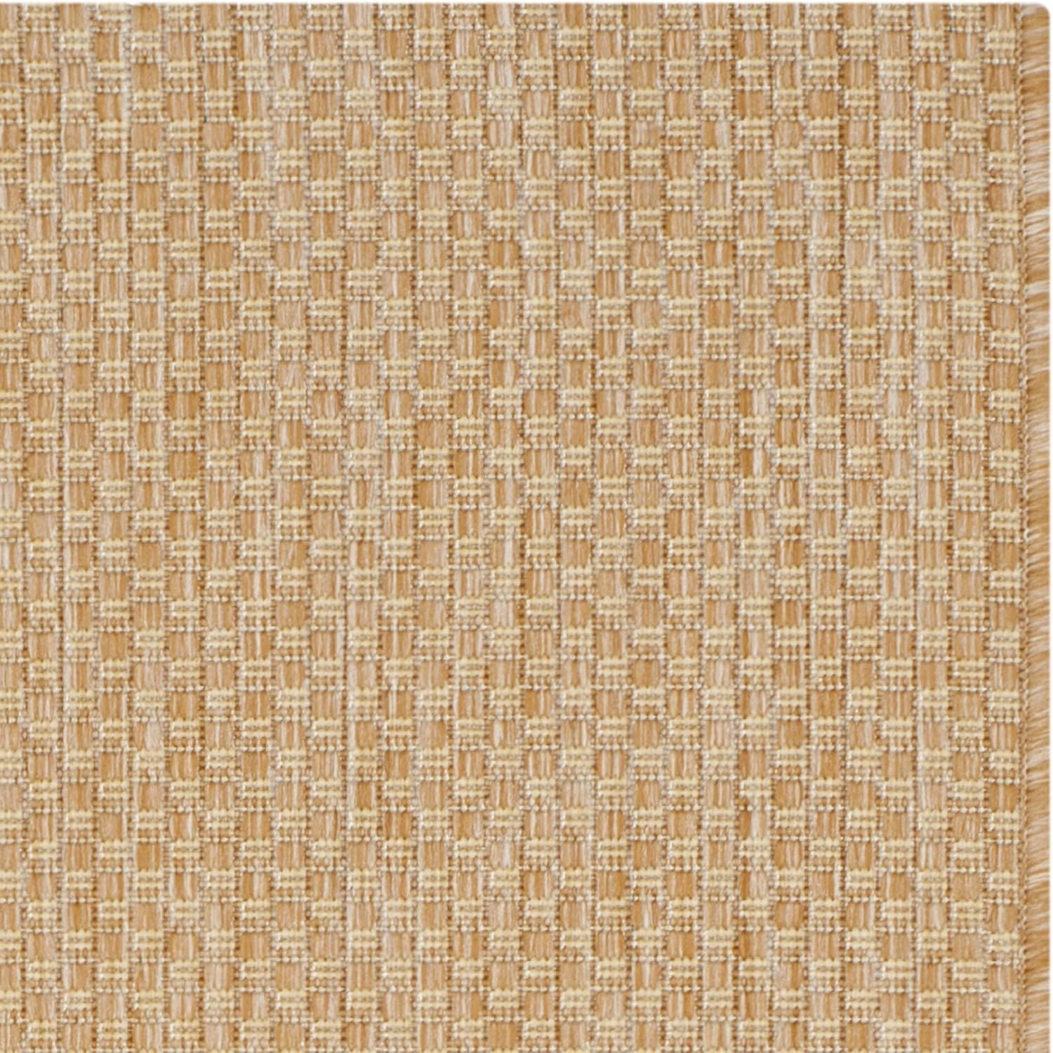 SAFAVIEH Courtyard Collection Area Rug - 6'7' x 9'6', Natural & Cream, Non-Shedding & Easy Care, ... | Amazon (US)