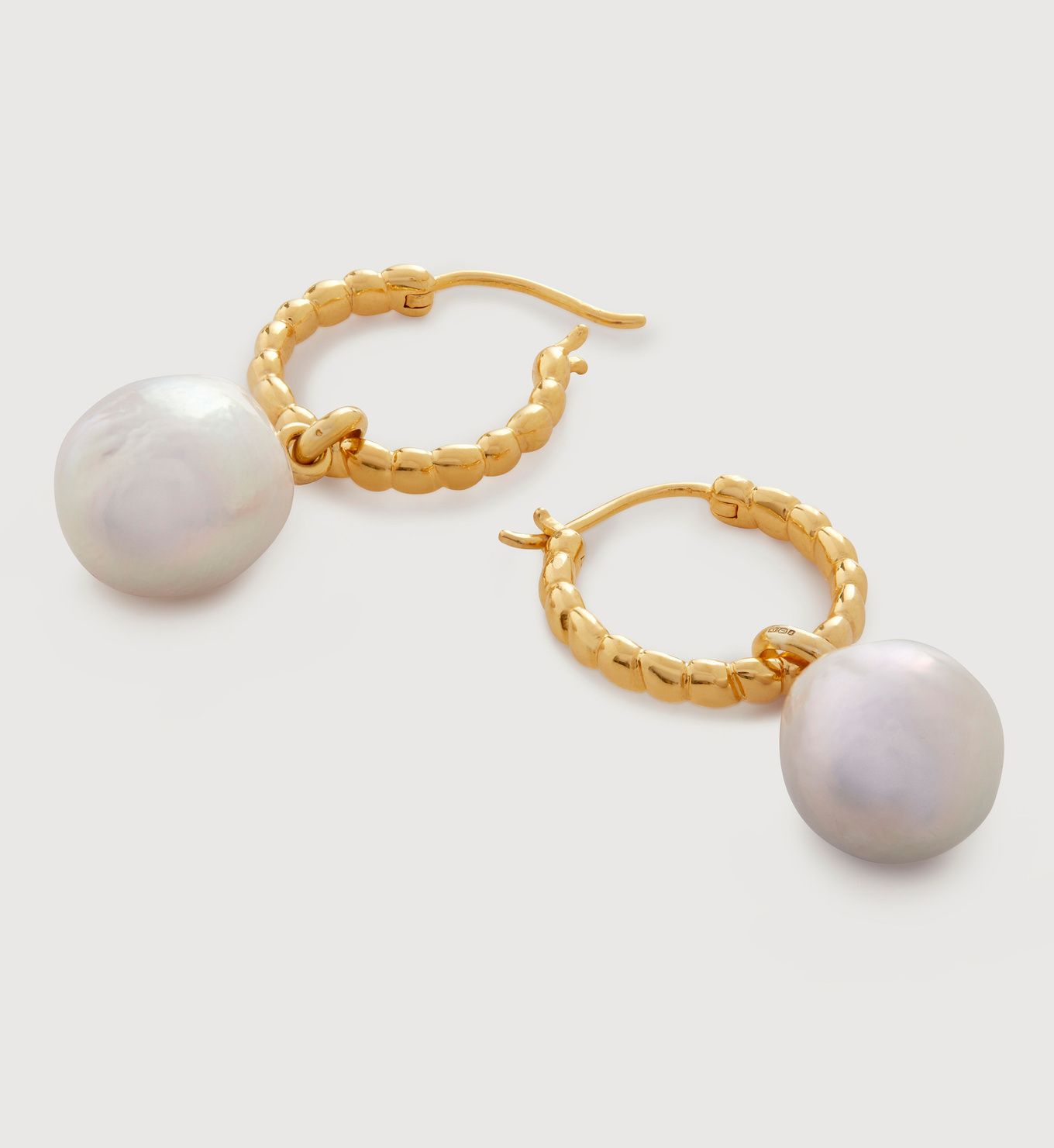 Nura Teardrop Small Hoop Earrings

18ct Gold Vermeil



£95


£95


£95



Please select a siz... | Monica Vinader (Global)