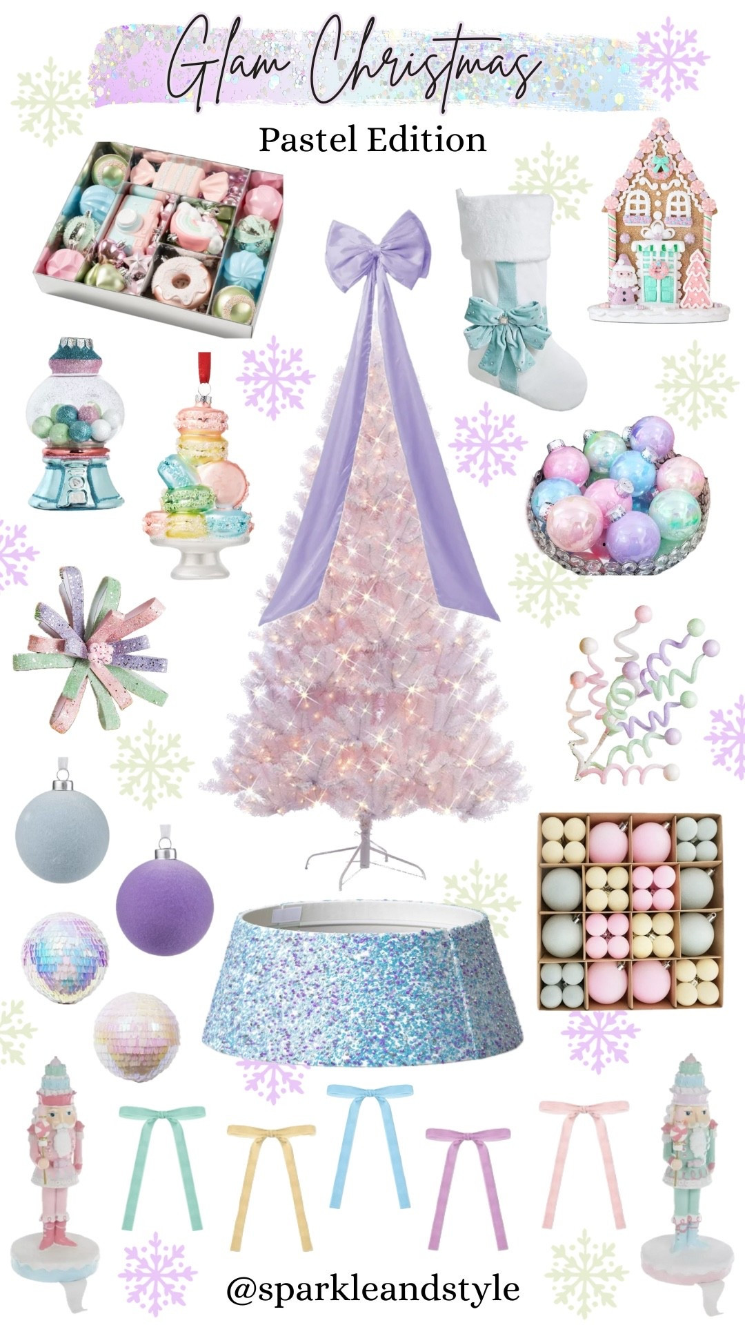 Glam Christmas: Pastel 🩷🩵💜💚

Christmas decor, Christmas tree, Christmas ornaments, Christmas ribbon, Christmas tree skirt, christmas stocking, Christmas wreath, Christmas tree topper, Christmas stocking holder, home interior, home decor, home accessories, home decoration, glam Christmas decor, girly girl Christmas, Luxe Christmas, elegant Christmas, classy Christmas, Christmas tree decorations, Christmas decorations

#LTKHoliday #LTKHome #LTKSeasonal