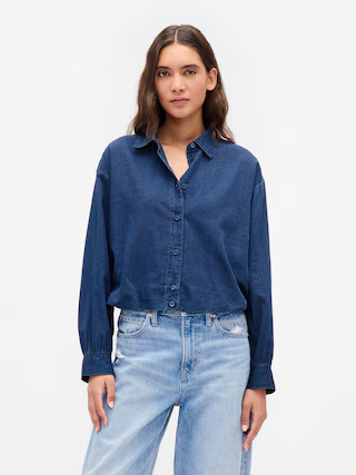 Bubble Hem Shirt | Gap (US)