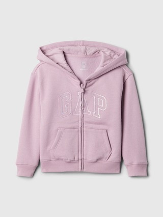 babyGap Vintage Soft Metallic Gap Logo Hoodie | Gap (CA)