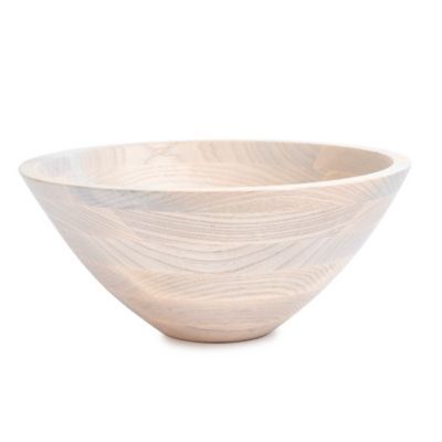 Medici Wood Fruit Bowl in White Wash | Bed Bath & Beyond