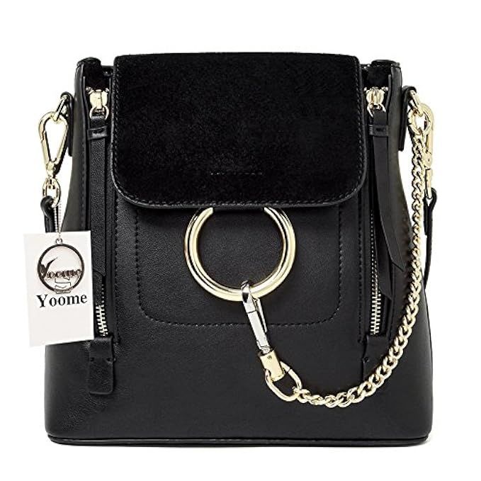 Yoome Casual Women's Retro Circular Ring Chain Bag Fashion Dull Polish Makeup Pouch For Girls | Amazon (US)