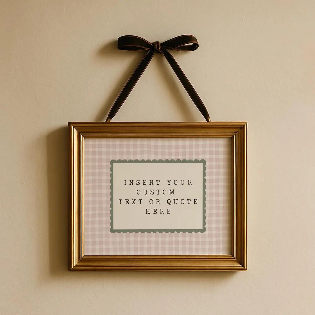 Personalized Quote Nursery Wall Art | Cottagecore Kids Room Decor | Printable Digital - Etsy | Etsy (US)