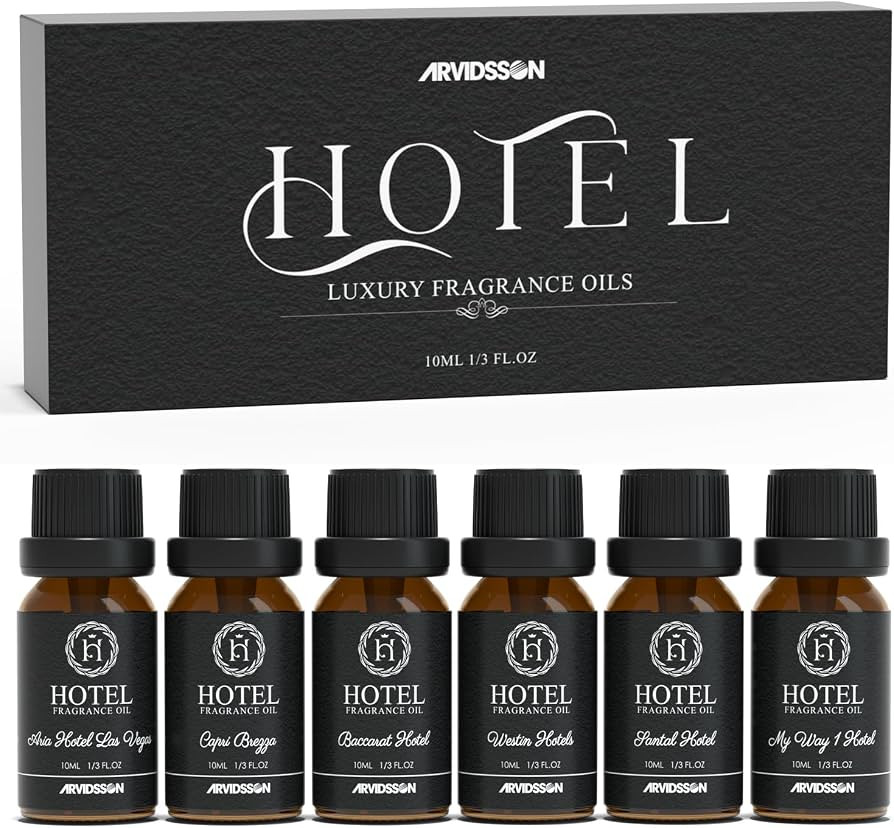 ARVIDSSON Hotel Diffuser Oil Gift Set, Inspired by 5 Star Hotel Scents | Amazon (US)