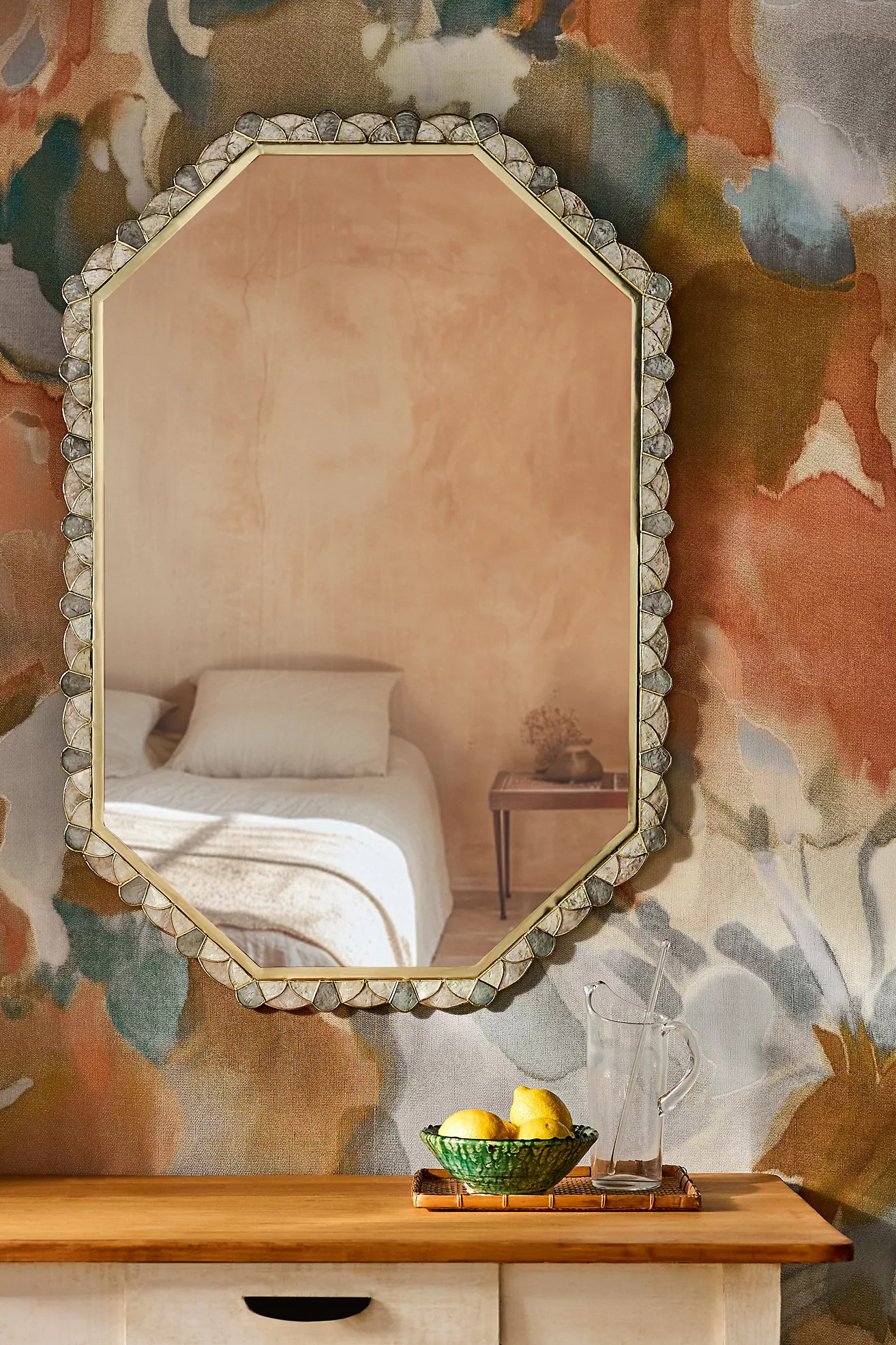 Avril Capiz Wall Mirror | Anthropologie (US)