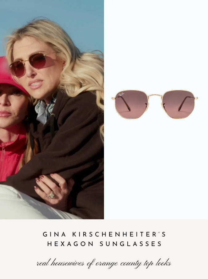 Gina Kirschenheiter's Hexagon Sunglasses 

 