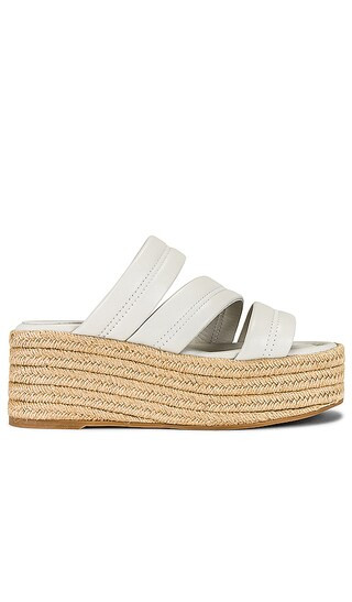 Padua Platform Sandal in White | Revolve Clothing (Global)