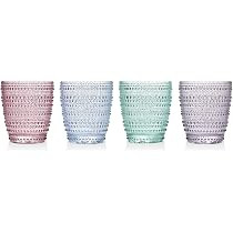 Godinger Lumina Set of 4 Double Old Fashioned Glasses Smoke | Amazon (US)