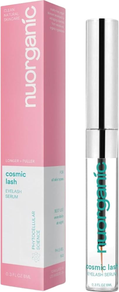 nuorganic Lash Growth Serum - Thicker + Longer + Stronger Eye Lashes in 30 Days - Natural + Vegan... | Amazon (US)