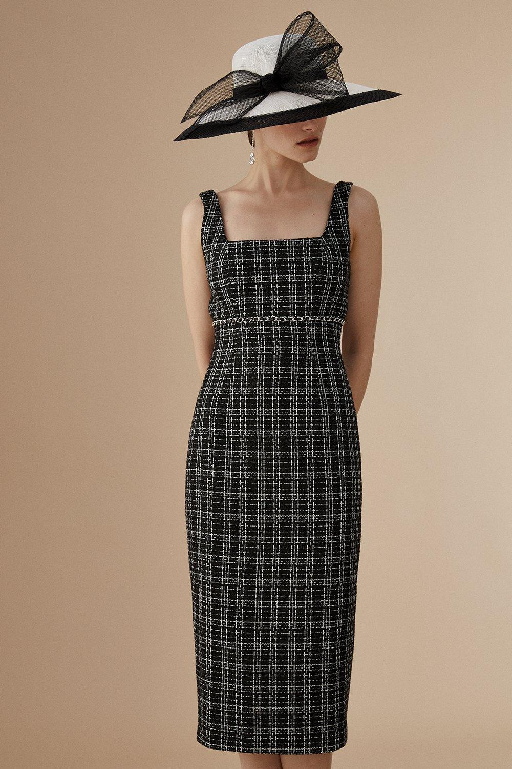Lisa Tan Tweed Pencil Dress | Coast UK & IE