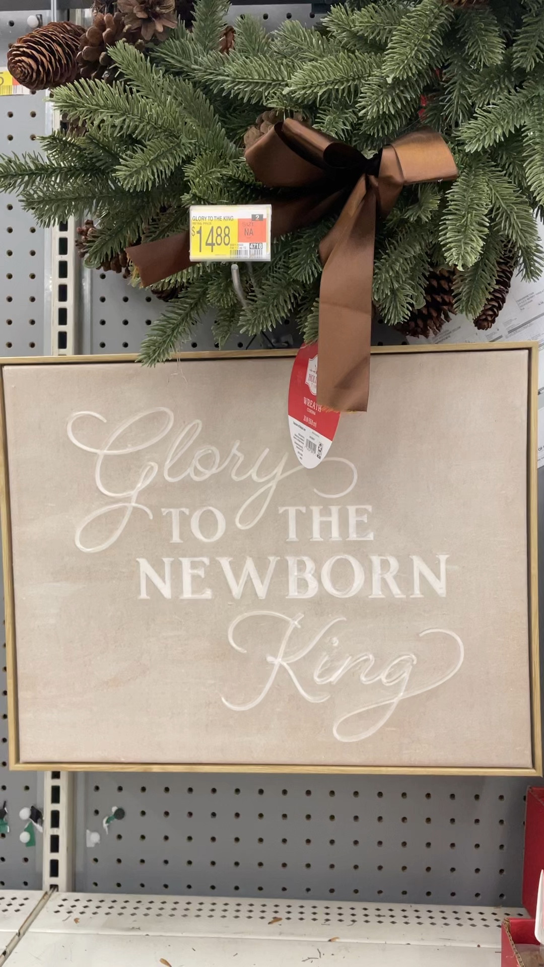 Walmart Christmas decor, holiday time at walmart, glory to the newborn king art, Christmas signs

#LTKSeasonal #LTKHoliday #LTKhome