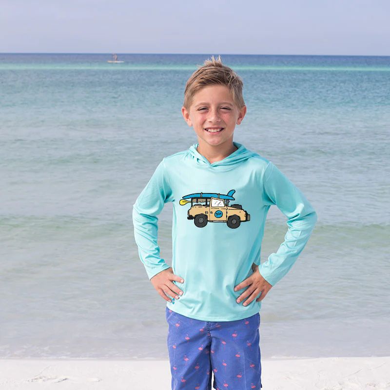 Youth Truman Recycled Sun Shirt Hoodie | 30A Gear