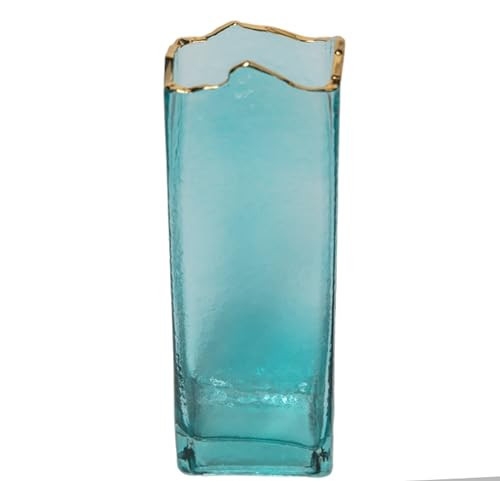 Glass Decorative Flower Vase for Home Decor (Turquoise) | Amazon (US)