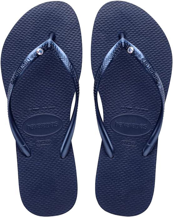 Havaianas Women's Slim Crystal Flip Flops | Amazon (US)