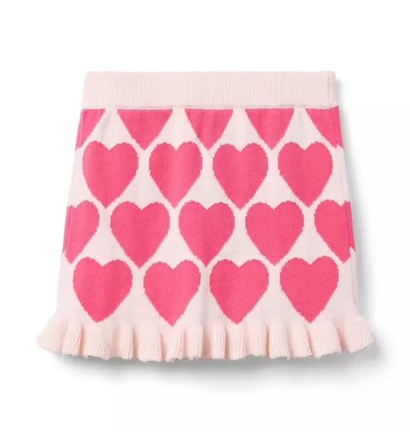 Heart Ruffle Hem Sweater Skirt | Janie and Jack