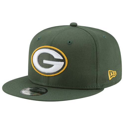 New Era Mens Green Bay Packers New Era Packers T/C Snapback - Mens Green/White Size One Size | Champs Sports