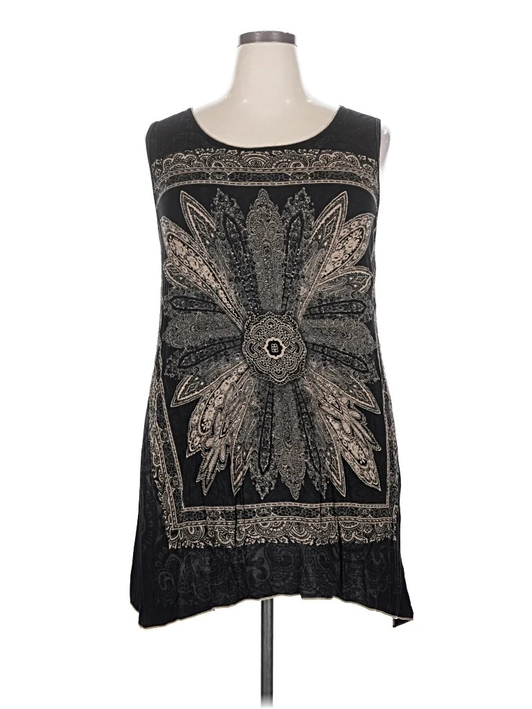 Unbranded Black Sleeveless T-Shirt Size 2X - 32% off | ThredUp (US)
