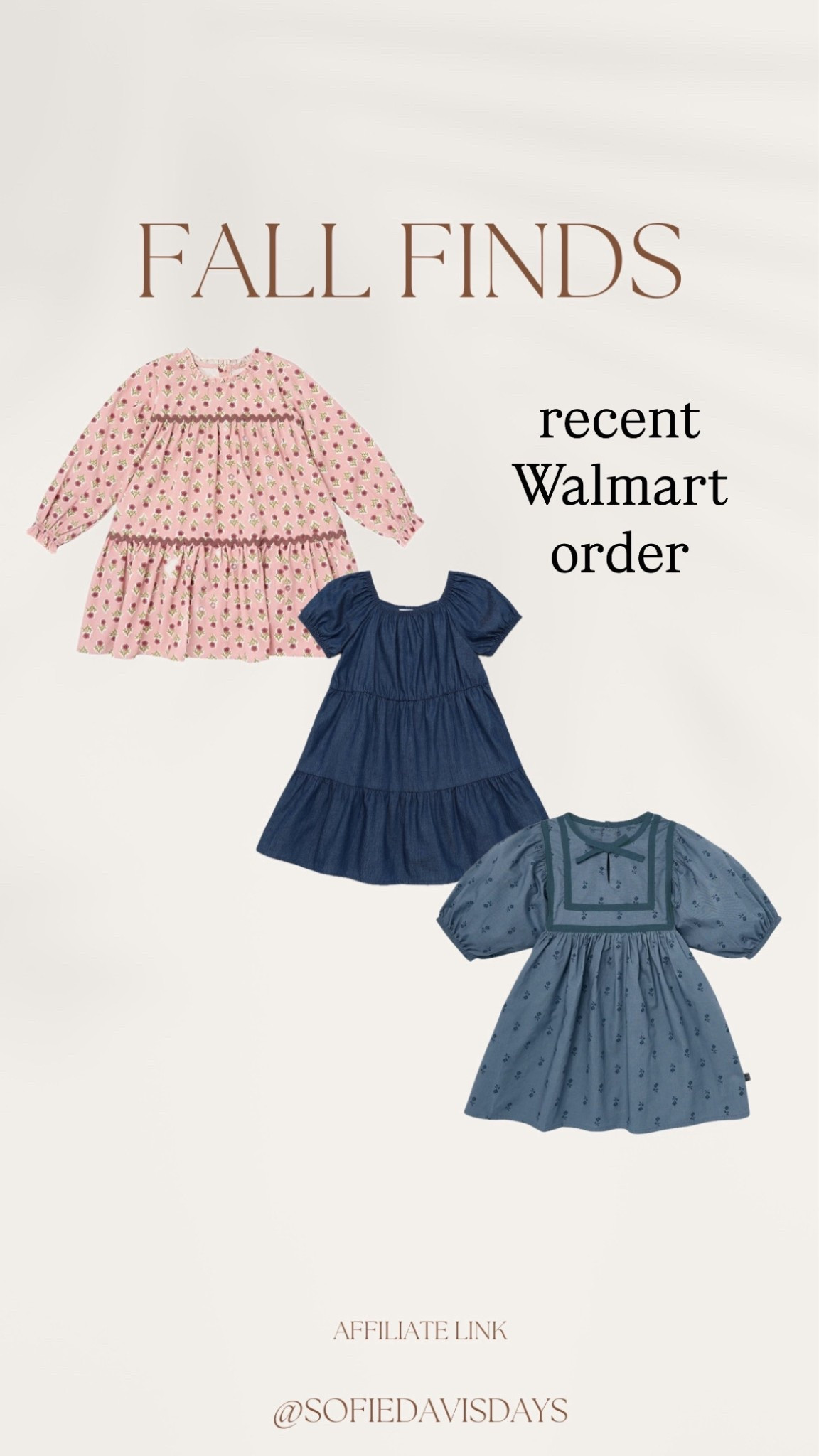 Walmart toddler girl finds! 

#LTKSeasonal #LTKKids #LTKFamily