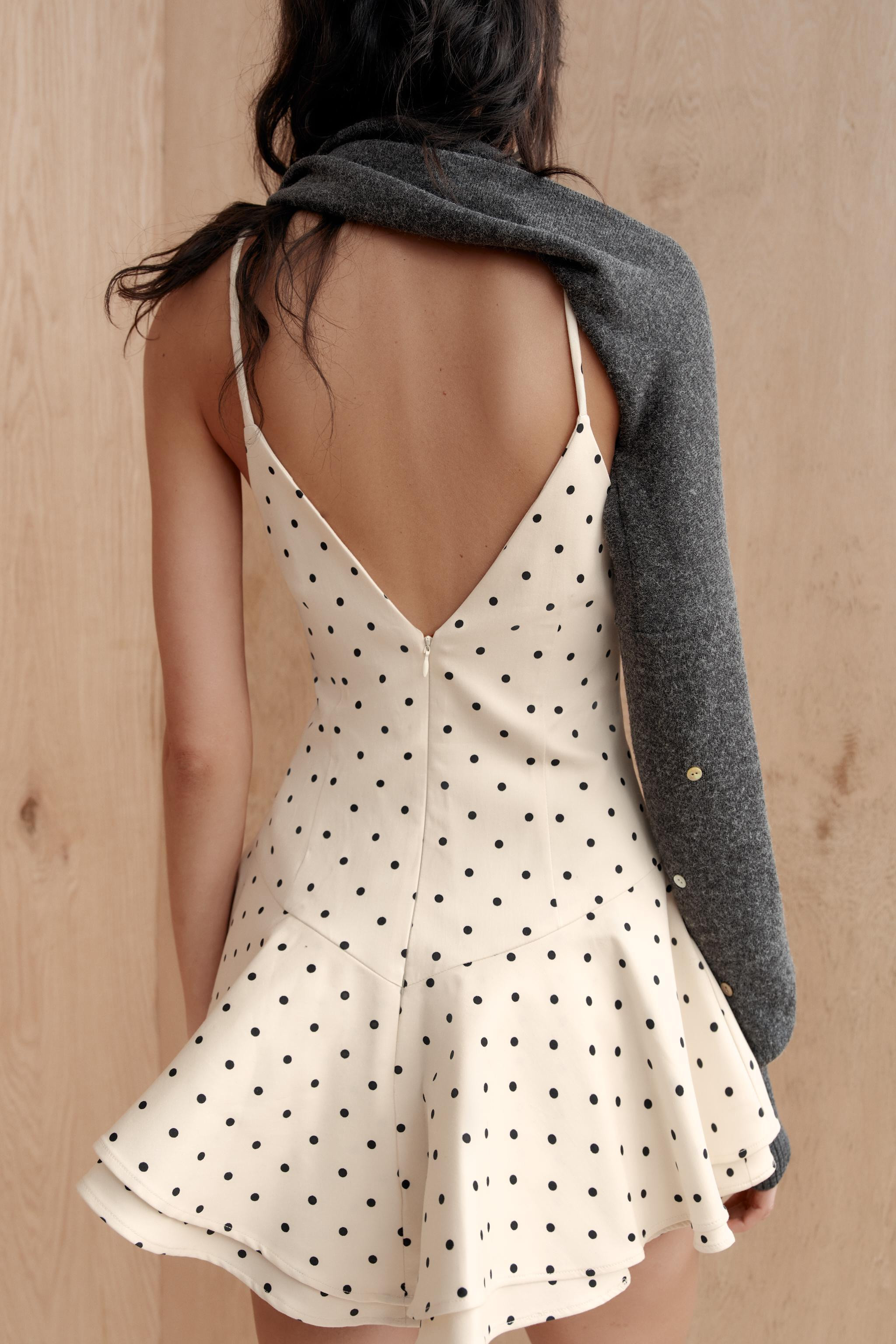 SHORT POLKA DOT JUMPSUIT DRESS | Zara US