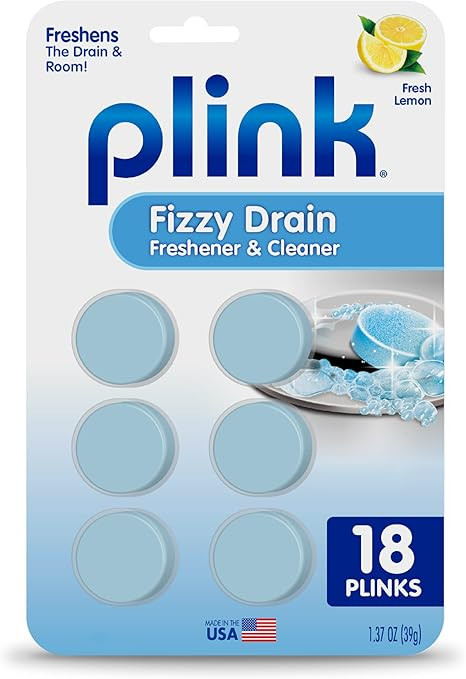 Plink Fizzy Drain Cleaner and Freshener, Prevents Drain Clogs and Buildup, Removes Odors from Bat... | Amazon (US)