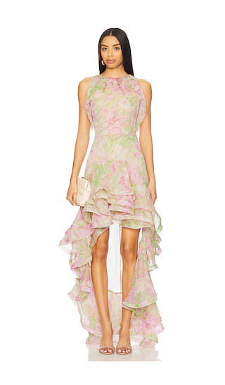 ELLIATT Morgan Gown in Pinkmulti - Pink. Size L | Revolve Clothing (Global)