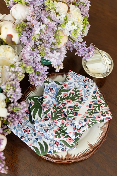 Mughal Jardin Dinner Napkins | Julia Amory
