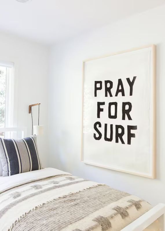 Pray for Surf Tapestry | Etsy (US)
