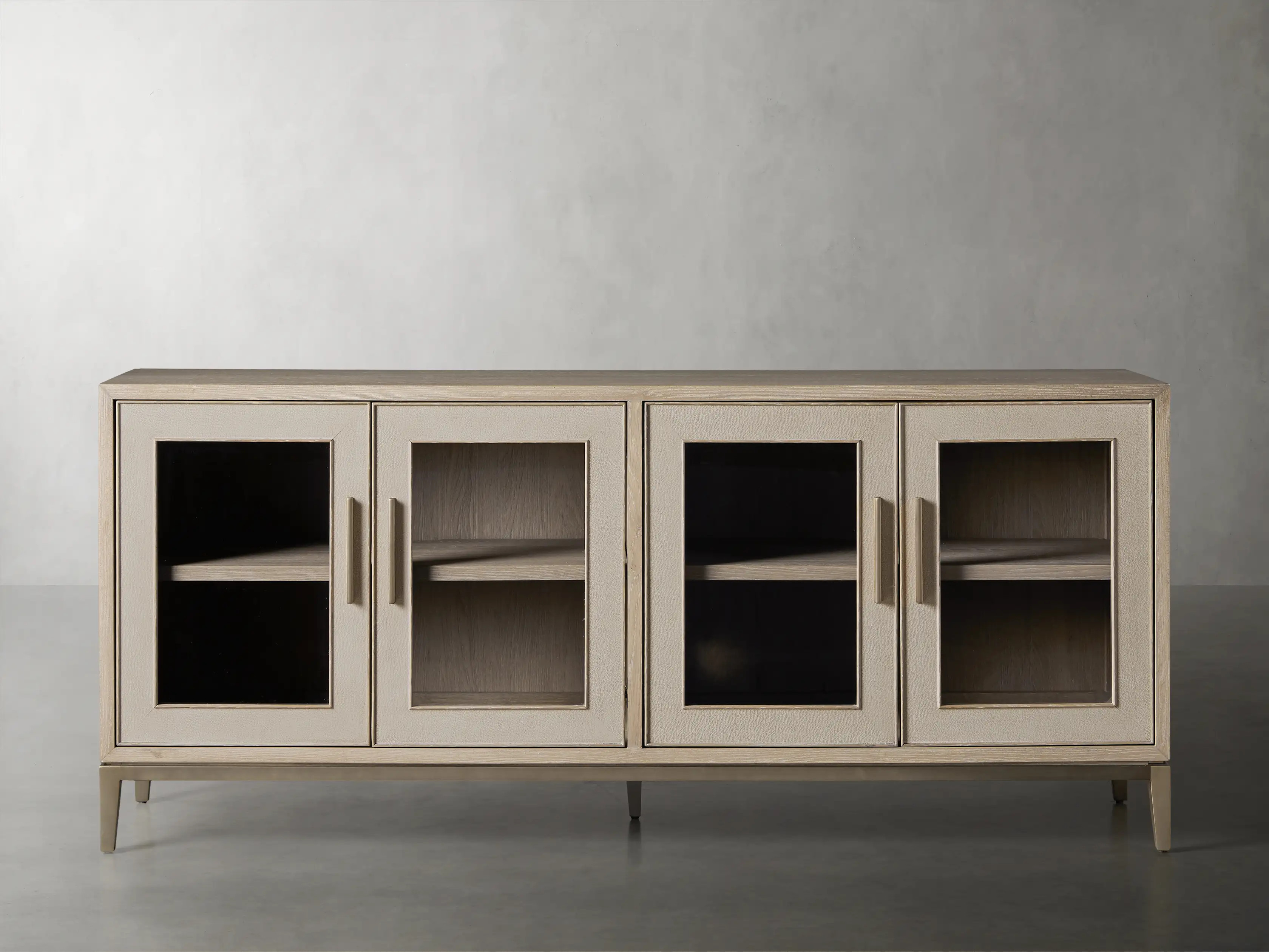 Malone Sideboard with Glass Doors | Arhaus