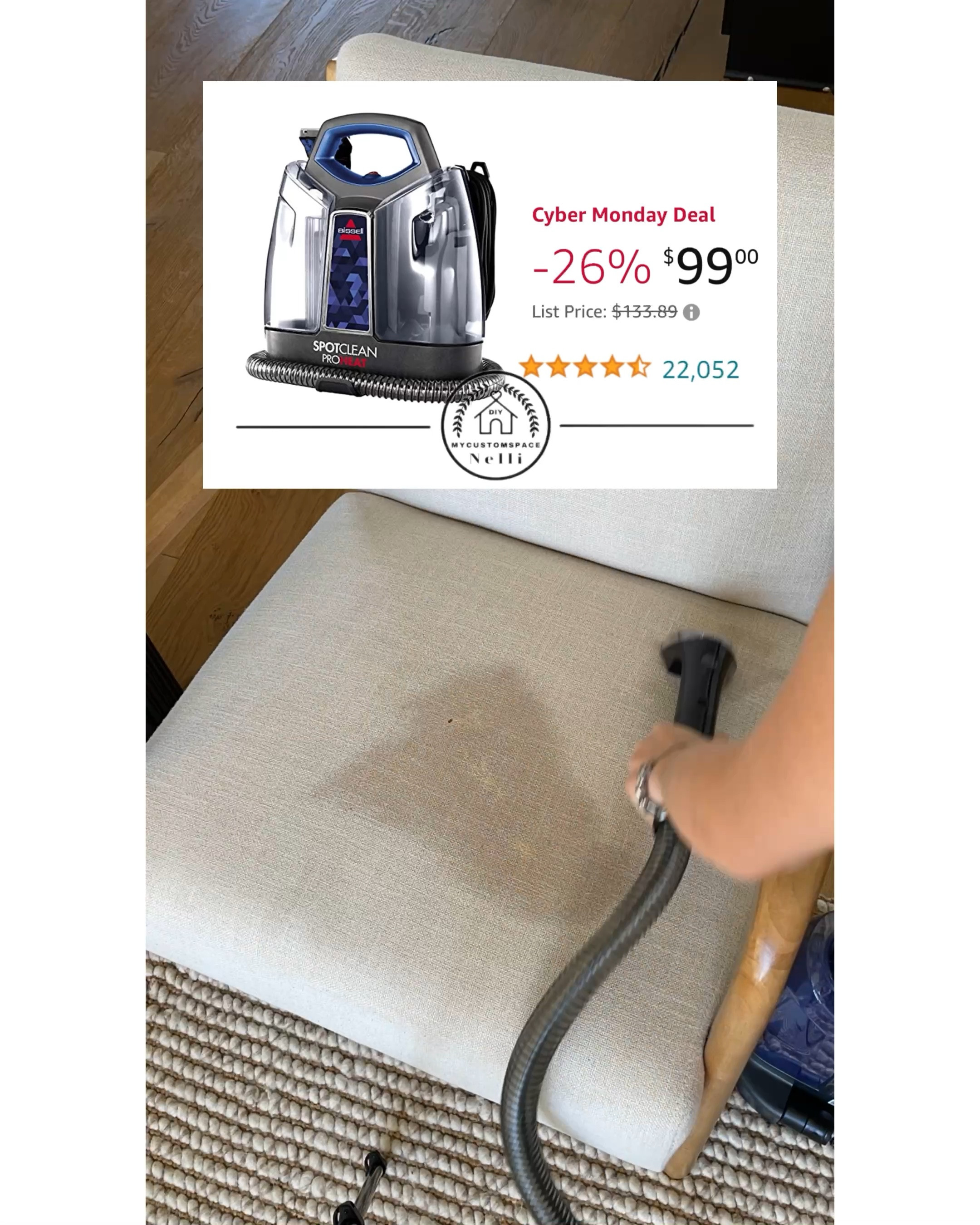 Stain remover, Bissell SpotClean ProHeat Portable Spot and Stain Carpet Cleaner, Sale

#LTKsalealert #LTKhome #LTKGiftGuide